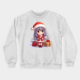 Christmas With Your Favorite Anime Crewneck Sweatshirt